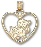 Florida Gators Classic Albert Heart Charm - 14KT Gold Jewelry