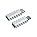 USB-C Adapter ? GLUBEE USB Type C to iOS on Data Transfer Charging Cable Adapter Compatible with iOS Phone XS X 8 7 6, Galaxy S10 Note 9 Pixel 3 and More (Pack of 2)