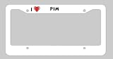 31Xi0v%2BBqqL. SL160  Custom License Plate with I Love Pim