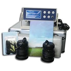 New 2012 Model Digital LCD Display Detox Ion Ionic Aqua Foot Bath Spa Chi Cleanse Fir Belt - Twice Powerful