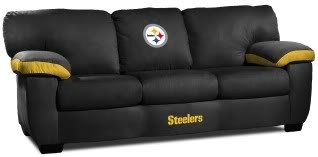Home Team NFL Pittsburgh Steelers Classic Sofa