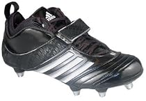 Adidas Mens RB619 Tunit Black/White/Metallic Silver Cleats