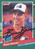 Brian Barnes, Montreal Expos, 1991 Donruss Rated Rookie Autographed Card