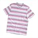 YSL YD Block Stripe Tee Pink/Grey X-Large