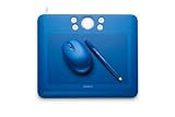Bamboo Fun (Medium) Blue Tablet with Pen, Mouse, and Graphics Software