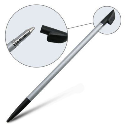 Metal Replacement Stylus (Styli) with Reset Pinw/ Black Tip (1 Pack)