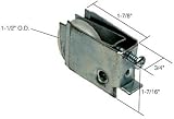Sliding Glass Door Roller with 1-1/2 Nylon Wheel 3/4 Wide for Lumidor & C.E. Stanley Doors