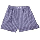 Tonal Raised Satin Stripe Boxer Shorts