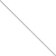 Stainless Steel 3mm Curb Chain Necklace - 24 Inch