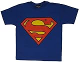SUPERMAN CLASSIC SHIELD LOGO Juvie/Youth Tee Licensed
