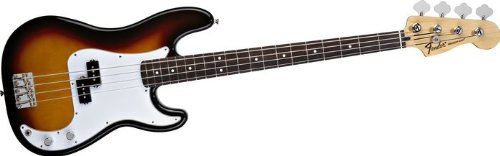 Fender Standard Precision Bass Guitar Brown Sunburst Rosewood Fretboard