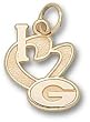 Chevy Corvette C4 Round Logo 1/2" Charm/Pendant -14K/10K, Stainless Steel or Gold Plated