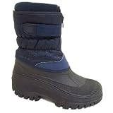 Womens navy winter waterproof warm ladies rain boots