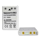 2p Battery EN-EL5 ENEL5 for Nikon Coolpix P6000 P90 P80