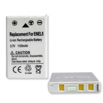 TWO NEW Battery For EN-EL5 NIKON COOLPIX 5100 Camera
