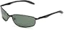 Gargoyles Men's Traction Metal Sunglasses,Black Frame/Green Lens,one size