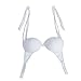 Uplure Women Sexy 2 Pieces Padded Bathing Swimsuit Swimwear Bikini Set Beachwear (L, White)