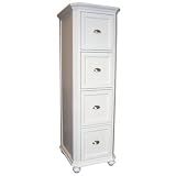 Hampton 4 Drawer Filing Cabinet White 31Xiljt8nGL. SL160 Hampton 4 Drawer Filing Cabinet White