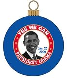 Barack Obama 44th US President Inaugural Christmas Ornament New Gift