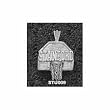 LogoArt Stanford Cardinal Sterling Silver Backboard Pendant