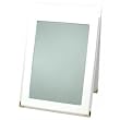 Jewelry Mirror Display Folding White Leather Showcase
