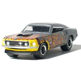 Greenlight Flames series 1969 Ford Mustang Boss 429 Dealer Excusive 1 of 1500 by DK HUSKY RACING