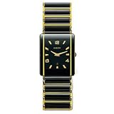 Rado Integral 18kt Yellow Gold Black Ceramic Mens Watch R20282192