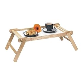 Solid Folding Solid Wood Bed Tray
