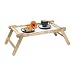 Solid Folding Solid Wood Bed Tray
