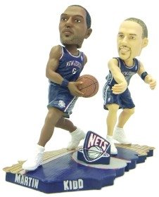 New Jersey Nets Kidd & Martin Forever Collectibles Bobble Mates