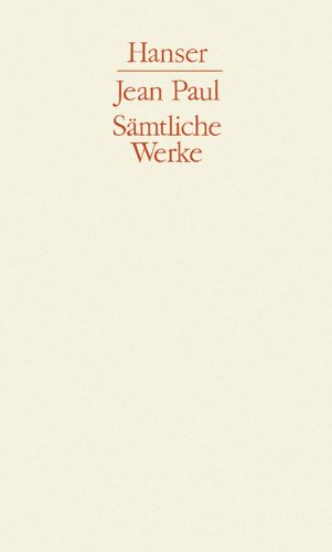 Die unsichtbare Loge; Hesperus