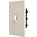 Lutron Q-600PHW-LA 600W Single-Pole Qoto Dimmer and Switch, Light Almond
