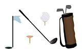 Golf Icons with Clipping Paths - 24