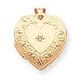 14k Diamond Heart Locket
