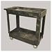 2 shelf cart with 4 ca,24x36 (RCP9T67BLA)