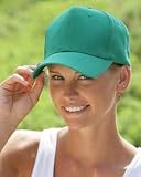 UltraClub Adult Classic Cut Cotton Twill Cap. 8121