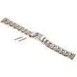 Gold Plated Steel 16-22mm Watch Band Deployment Buckle