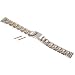 Gold Plated Steel 16-22mm Watch Band Deployment Buckle