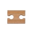 Melissa and Doug 2in Wooden Straight Train Track Set - Female (6 Pack)