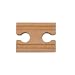 Melissa and Doug 2in Wooden Straight Train Track Set - Female (6 Pack)