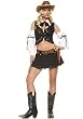 3PC Western Sheriff Sexy Holiday Party Costume