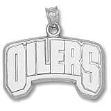 Edmonton Oilers 1in Sterling Silver Logo Pendant
