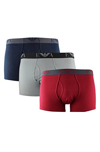 Emporio Armani Men's 3-Pack Cotton Trunk