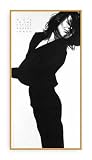 ポスター ロバート ロンゴ Black Pants 額装済 ウッドハイグレードフレーム（レッド）