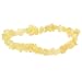  : STERLING SILVER .925 GENUINE ARAGONITE STONE CHIP STRETCH BRACELET