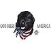 Dog Bella Ladies / Juniors / Girly T-Shirt : God Bless America Newfoundland