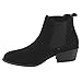 Beston DE03 Women Chelsea Style Plain Pull On Ankle Booties Half Size Small