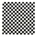 WHITE CARRERA & BLACK MARBLE 5/8" x 5/8" SQUARE MOSAIC MIX