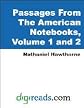 Passages from the American Notebooks