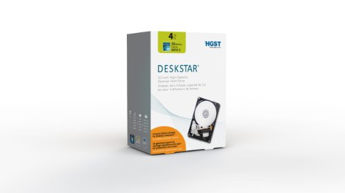 HGST Deskstar 3.5-Inch 4TB CoolSpin SATA III 6Gbps Internal Hard Drive Kit 32 MB Cache 3.5 Internal Bare or OEM Drives (0S03359) [Amazon Frustration-Free Packaging] On Sale